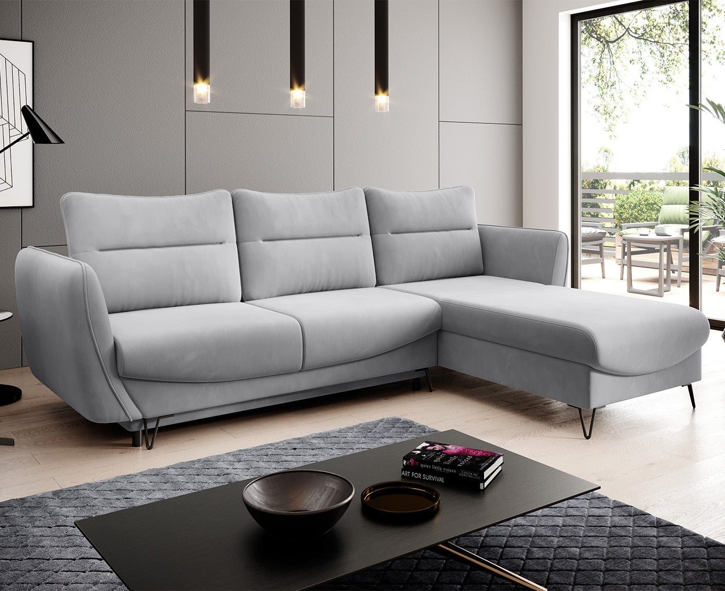 Silva Ecksofa 276 x 201 cm, Webstoff