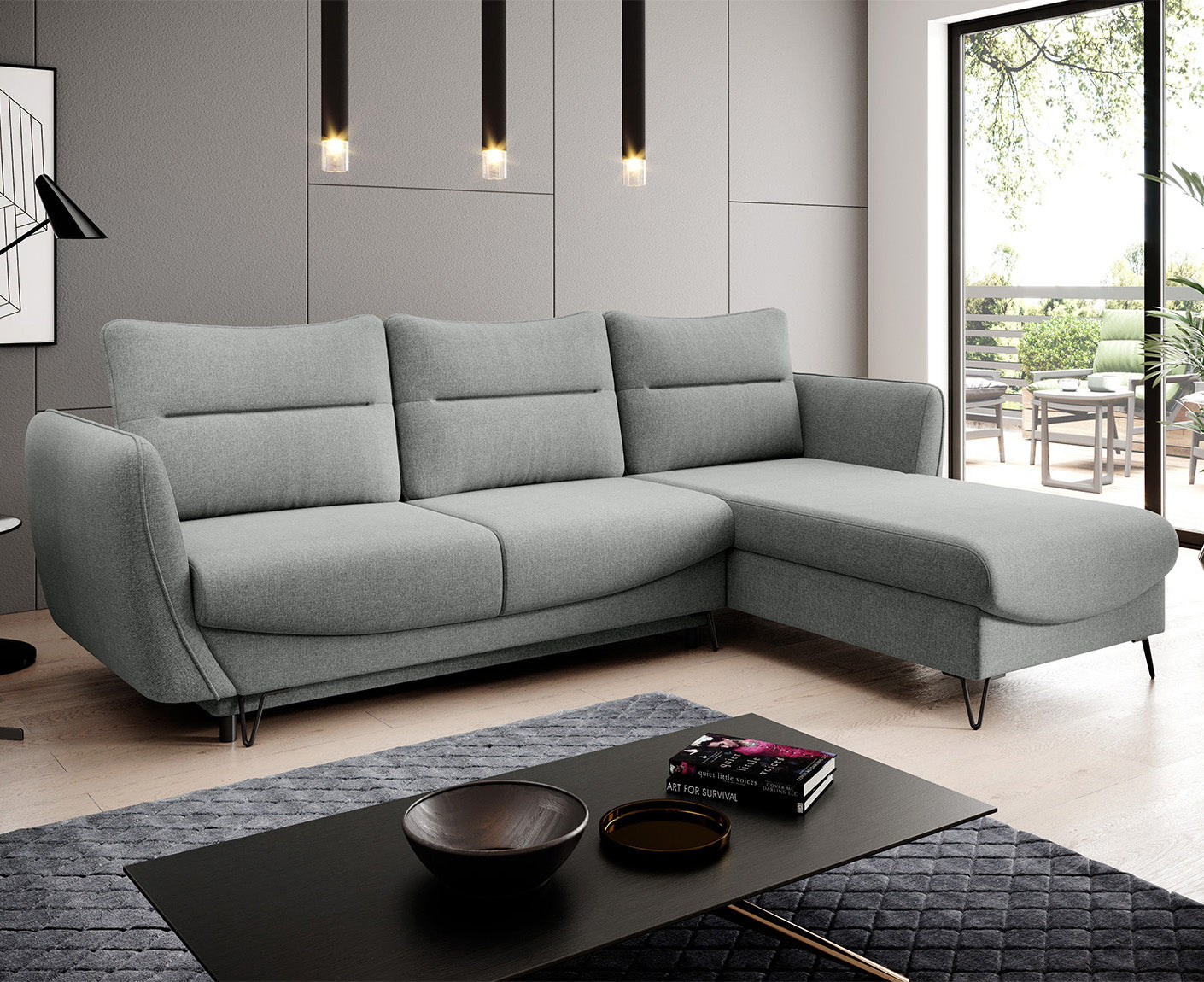 Silva Ecksofa 276 x 201 cm, Webstoff