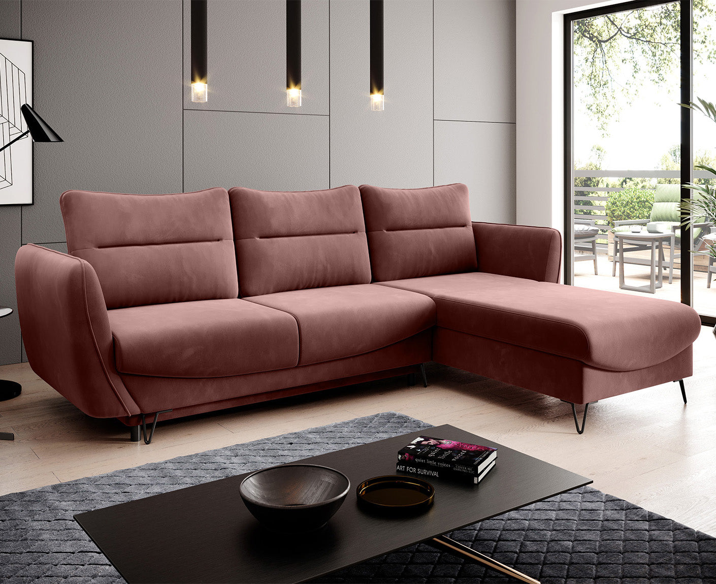 Silva Ecksofa 276 x 201 cm, Webstoff