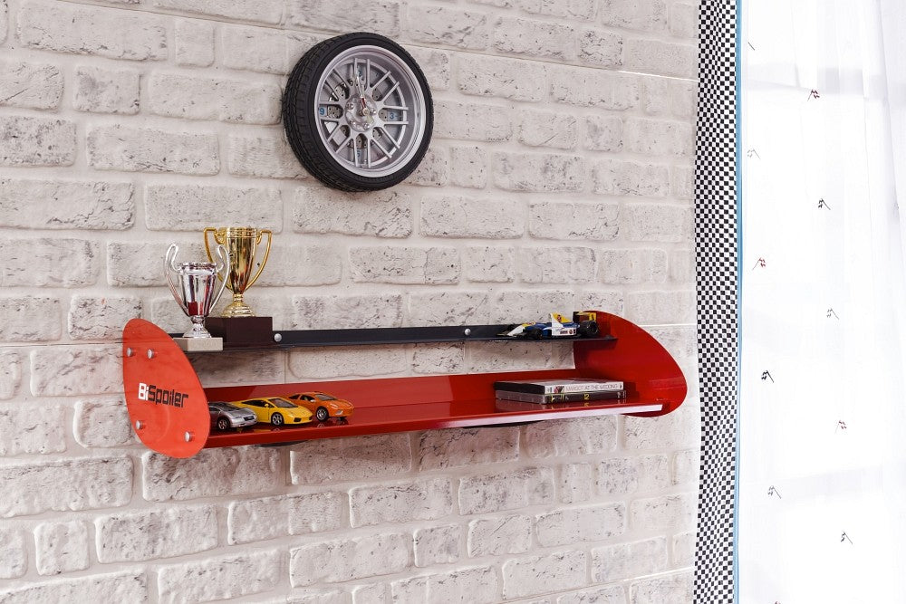 Cilek CHAMPION RACER Regal Hängeregal Wandboard Rot - Voelpe