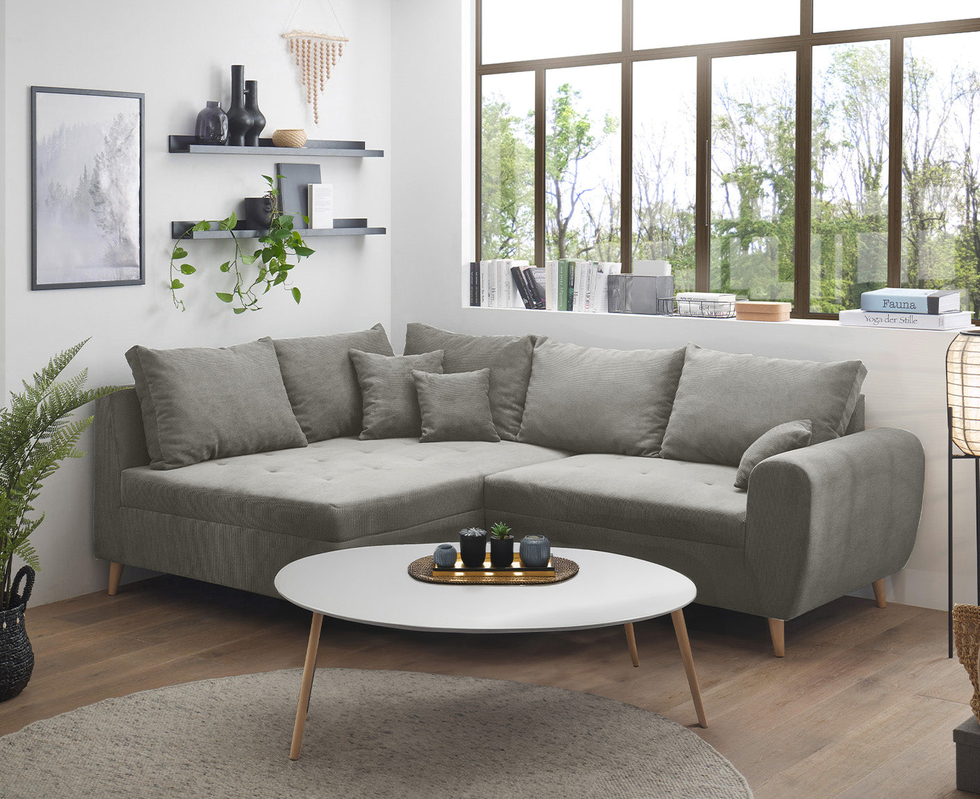 Calanda Ecksofa 249 x 175 cm (Cord)