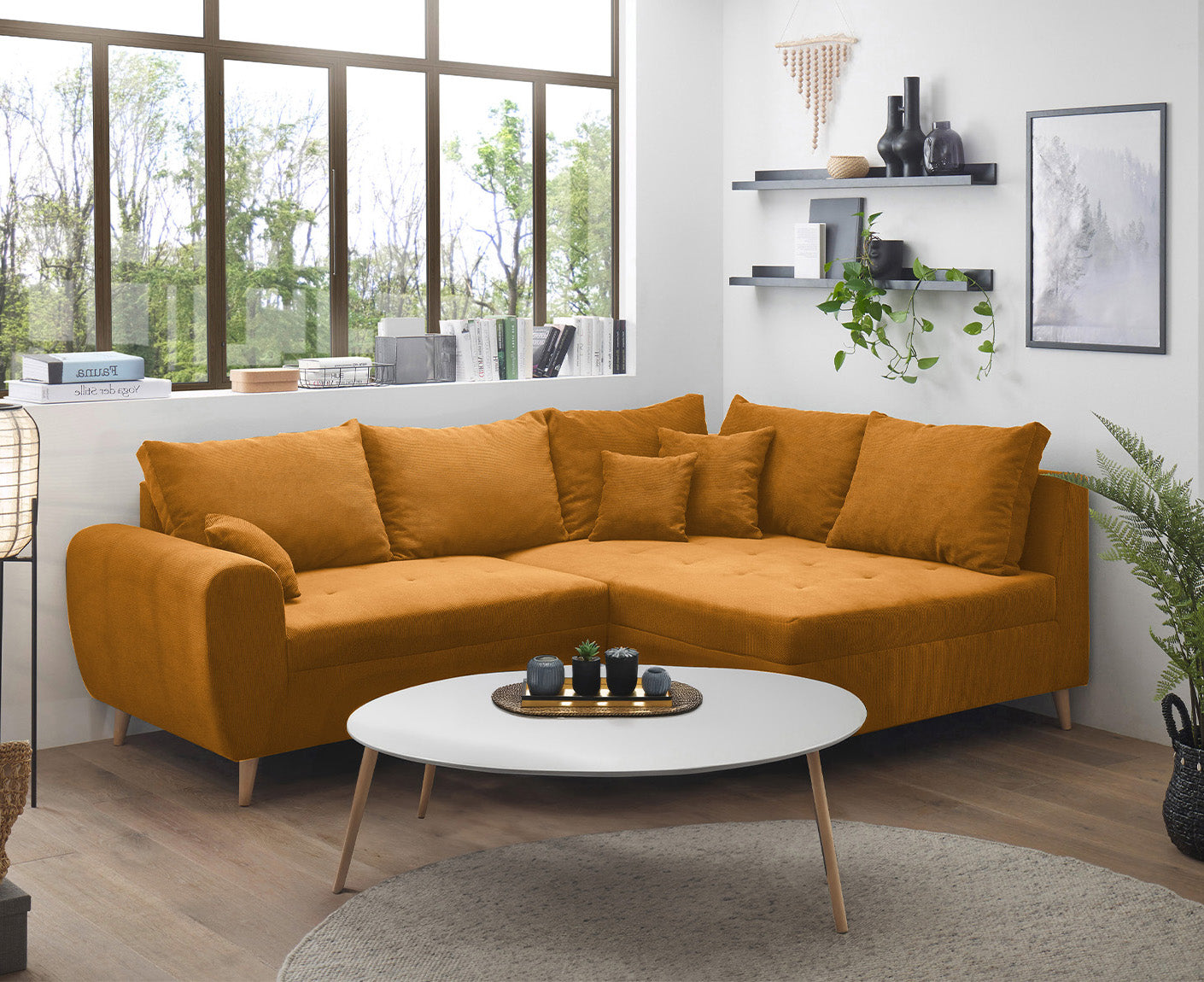 Calanda Ecksofa 249 x 175 cm (Cord)