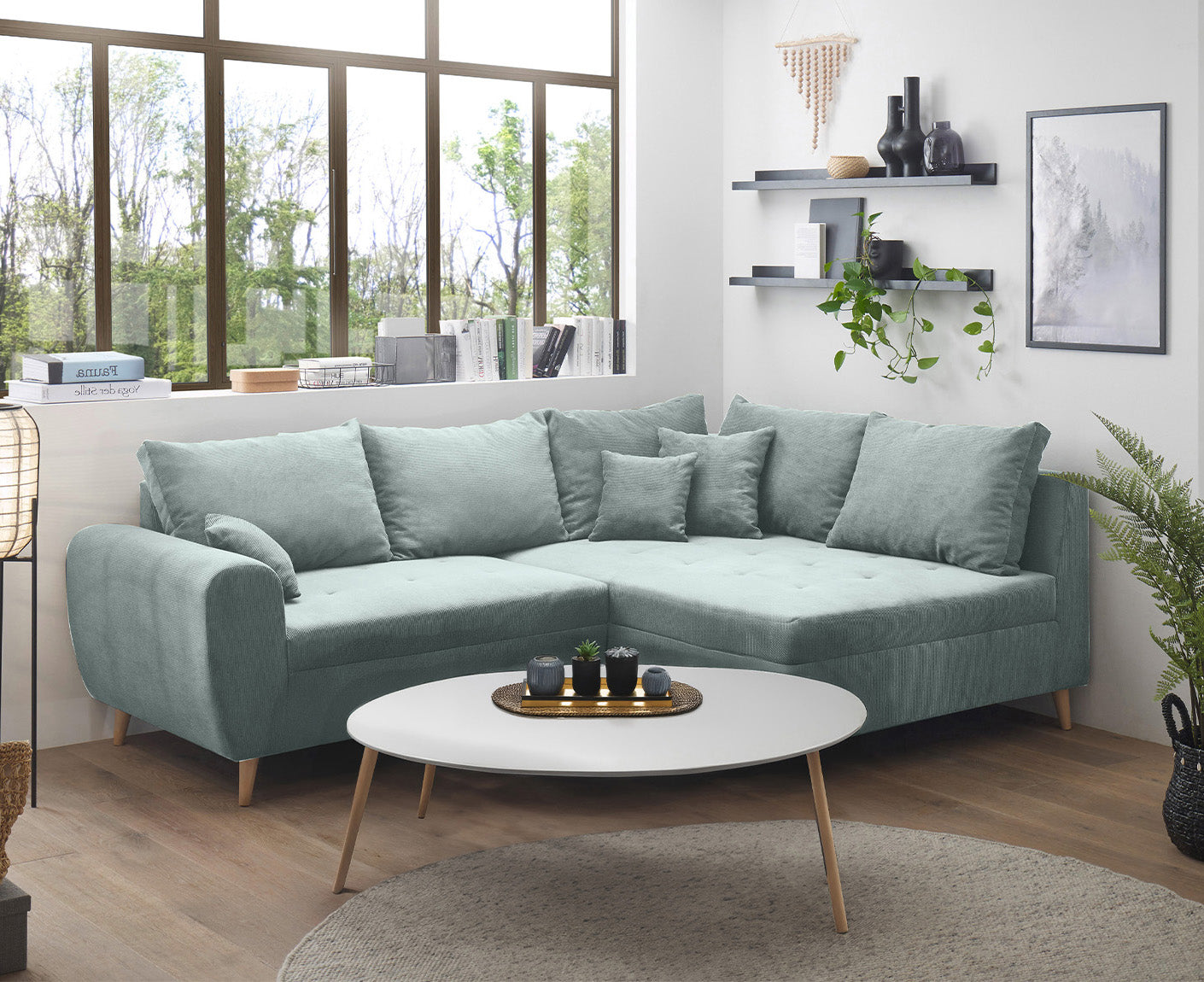Calanda Ecksofa 249 x 175 cm (Cord)