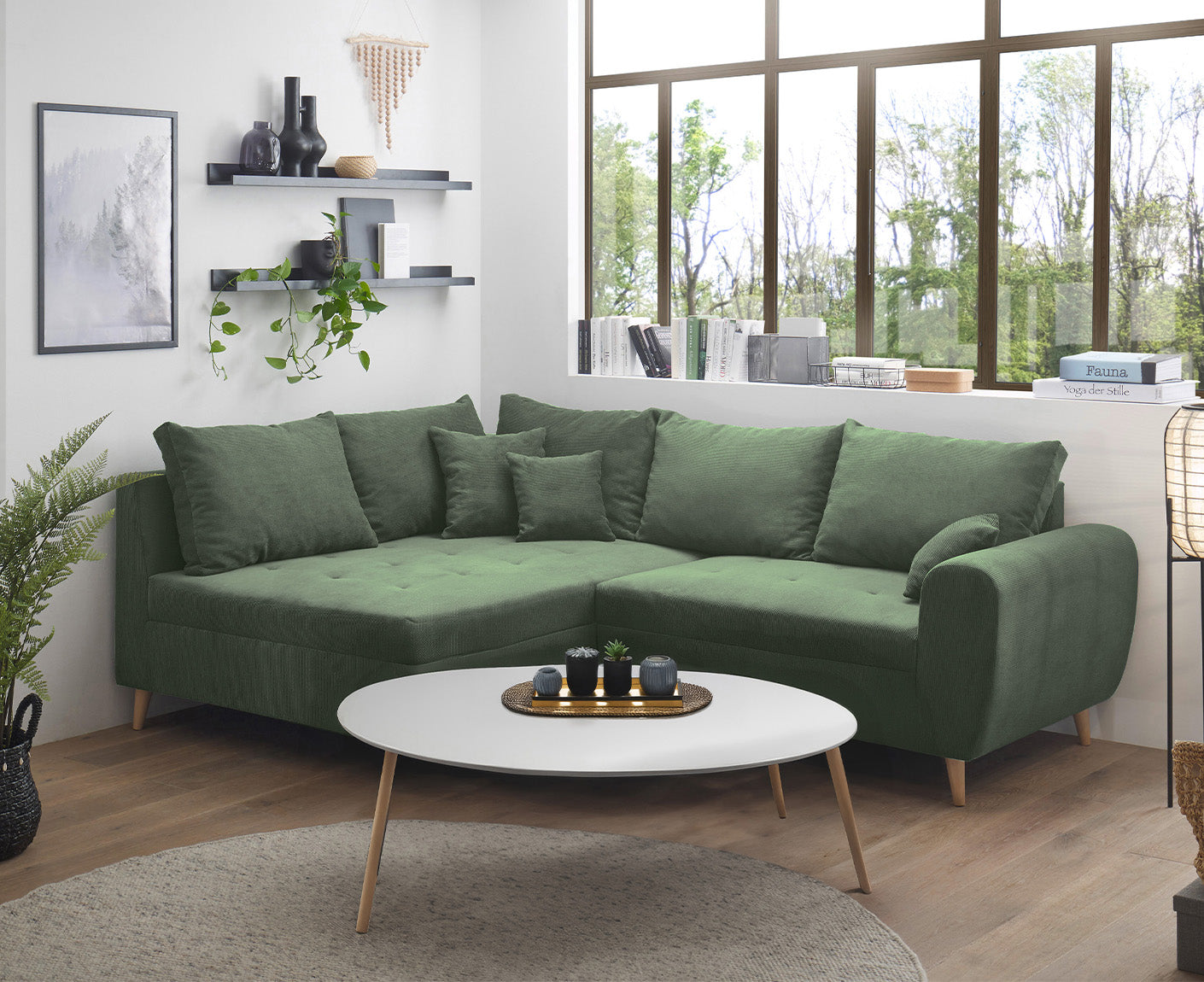 Calanda Ecksofa 249 x 175 cm (Cord)