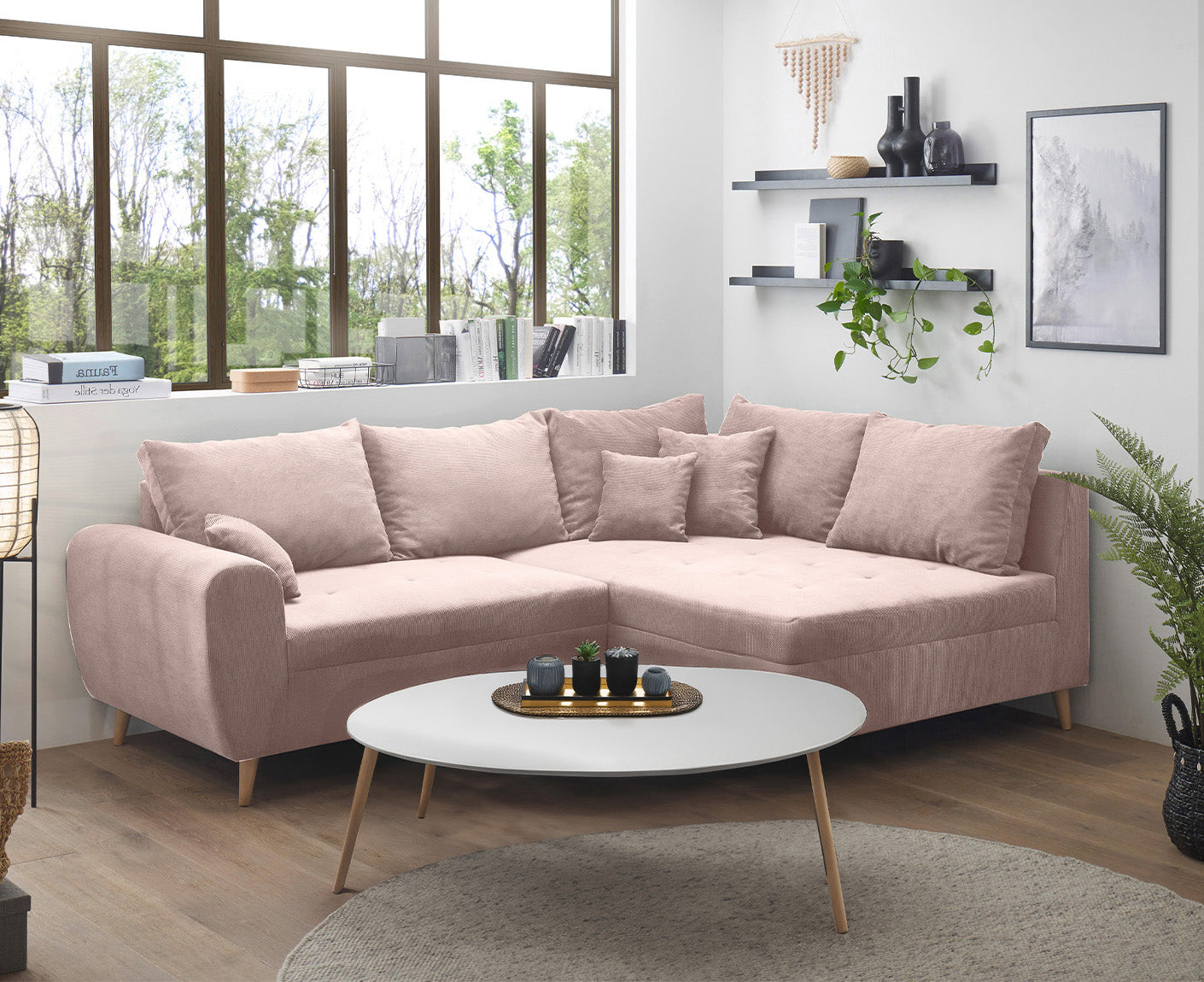 Calanda Ecksofa 249 x 175 cm (Cord)