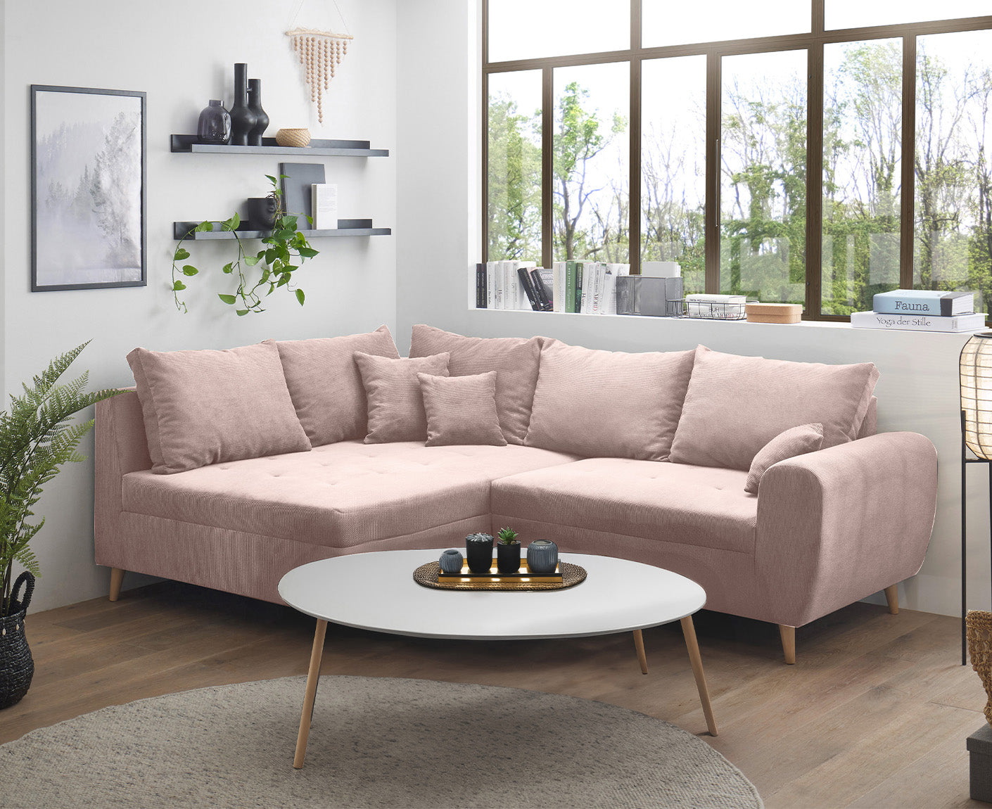 Calanda Ecksofa 249 x 175 cm (Cord)