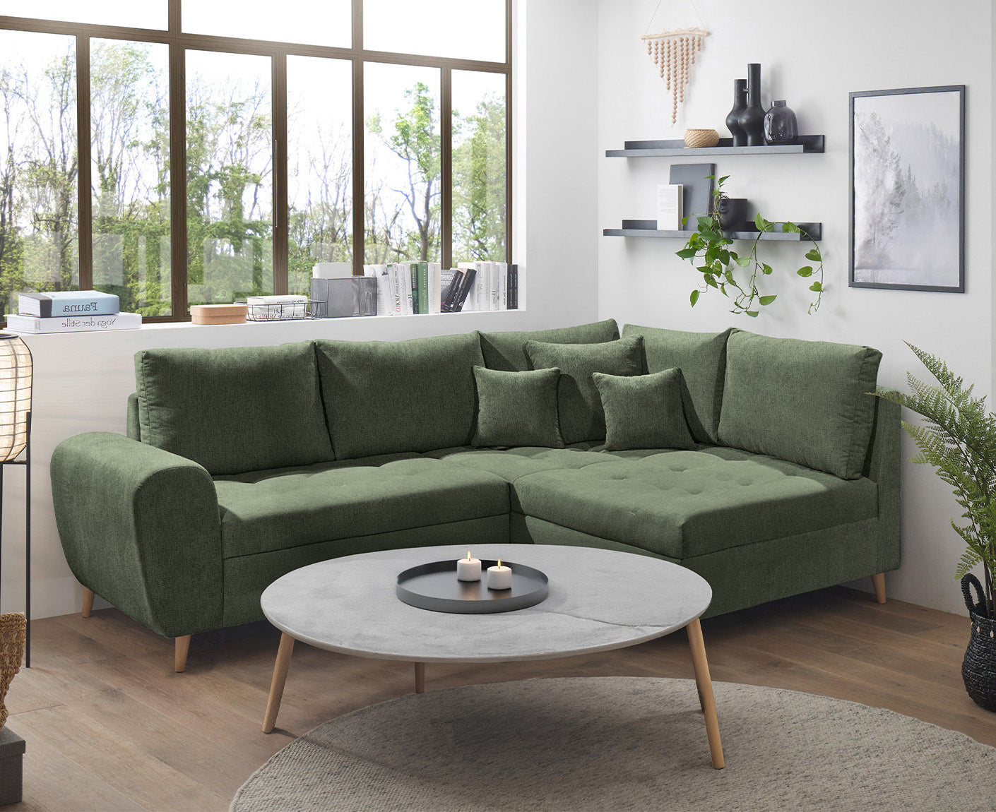 Calanda Ecksofa 249 x 175 cm (Microvelour)