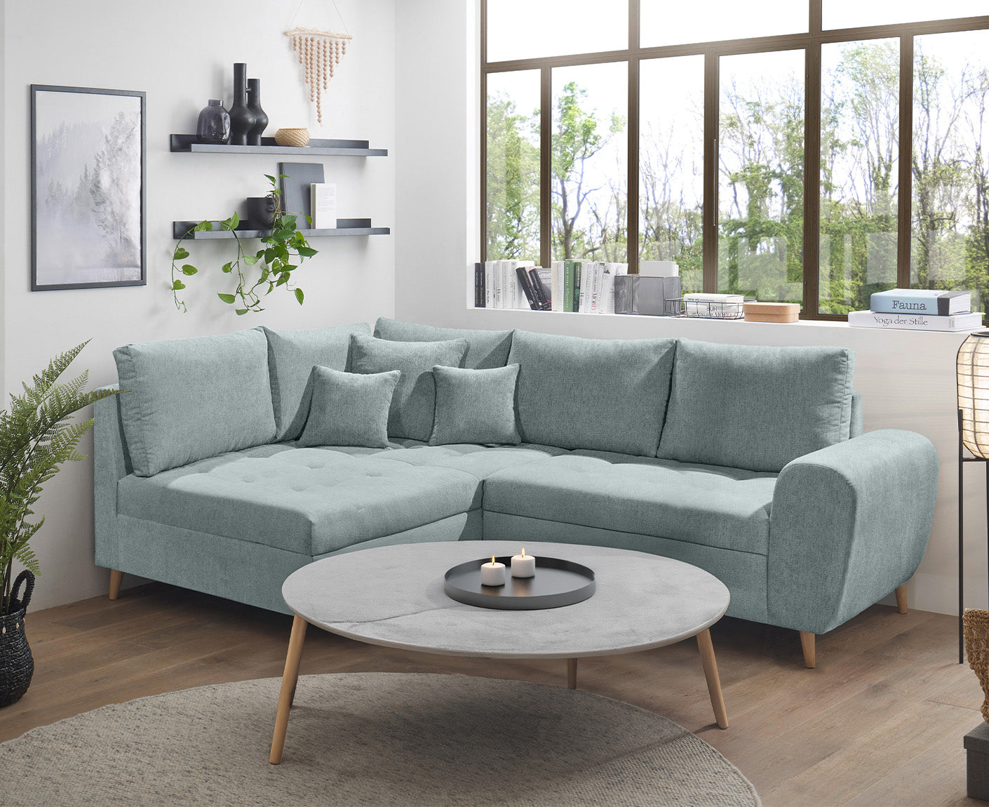 Calanda Ecksofa 249 x 175 cm (Microvelour)
