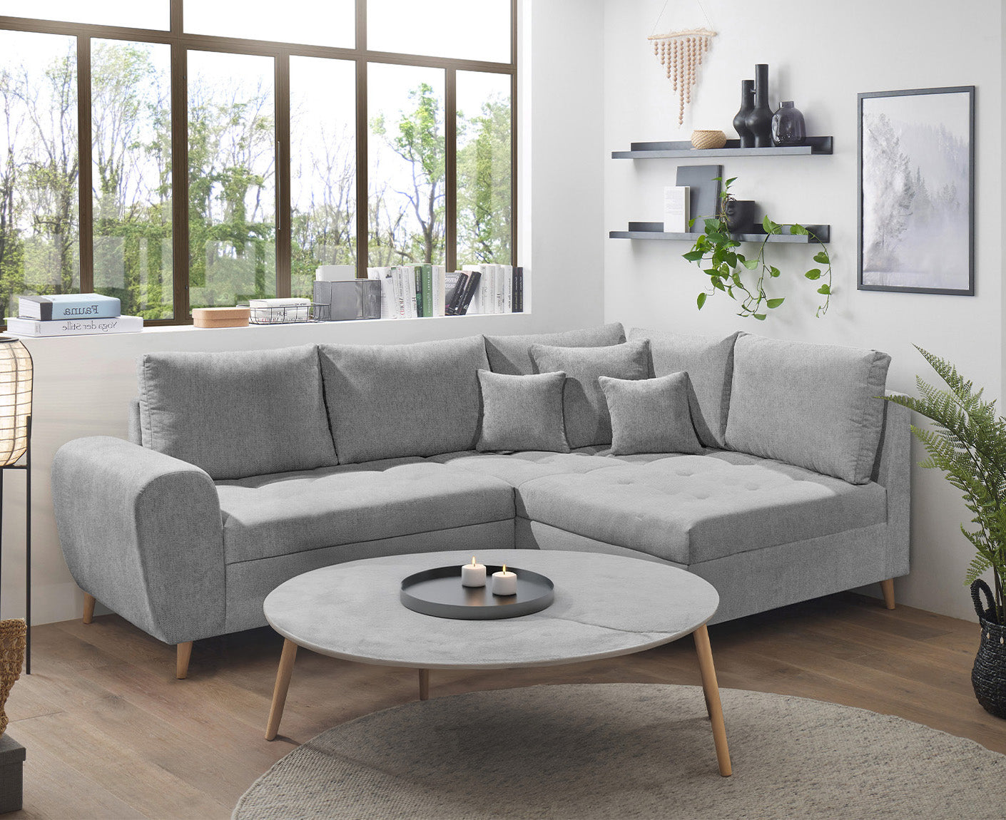 Calanda Ecksofa 249 x 175 cm (Microvelour)