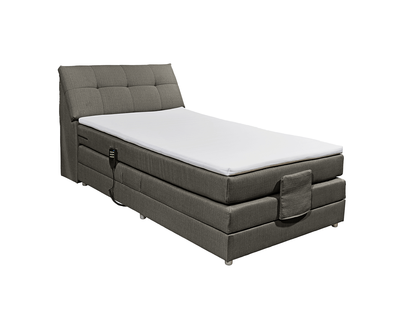 Concord 120x200 cm Boxspringbett mit Motor - Voelpe