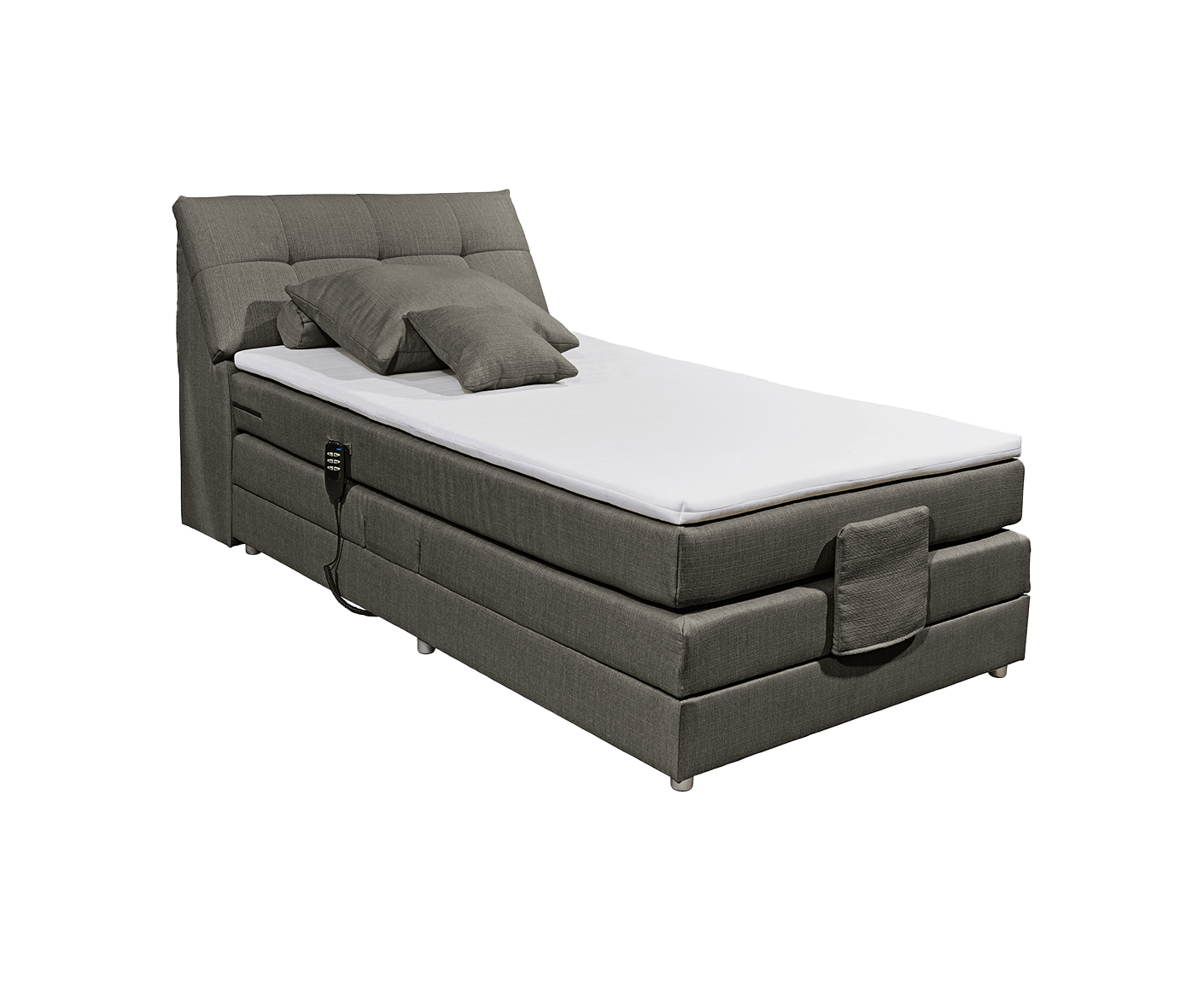 Concord 120x200 cm Boxspringbett mit Motor - Voelpe