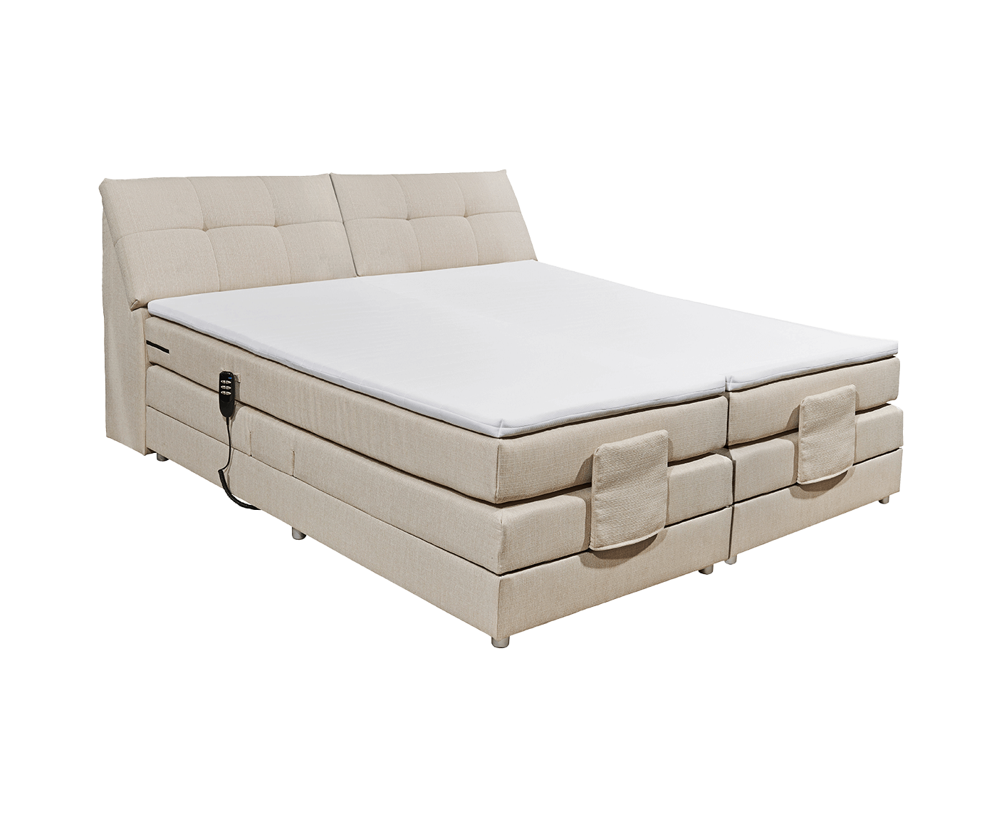 Concord 180x200 cm Boxspringbett mit Motor - Voelpe