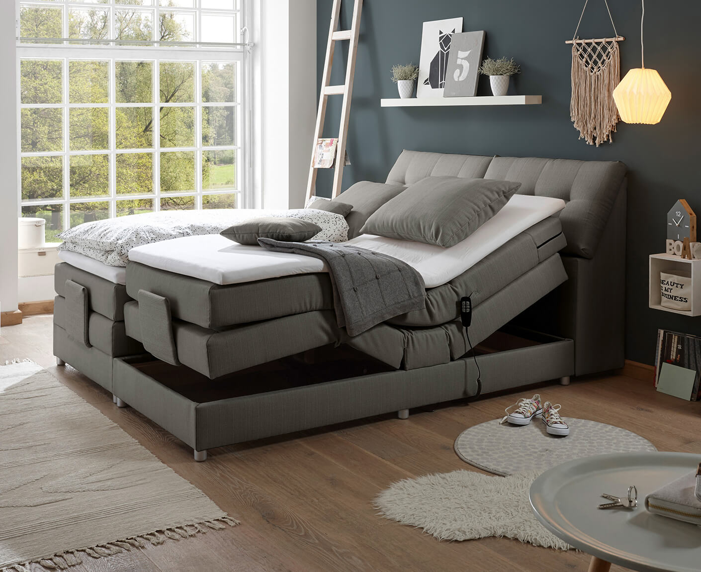 Carpino 180x200 cm Boxspringbett mit Motor