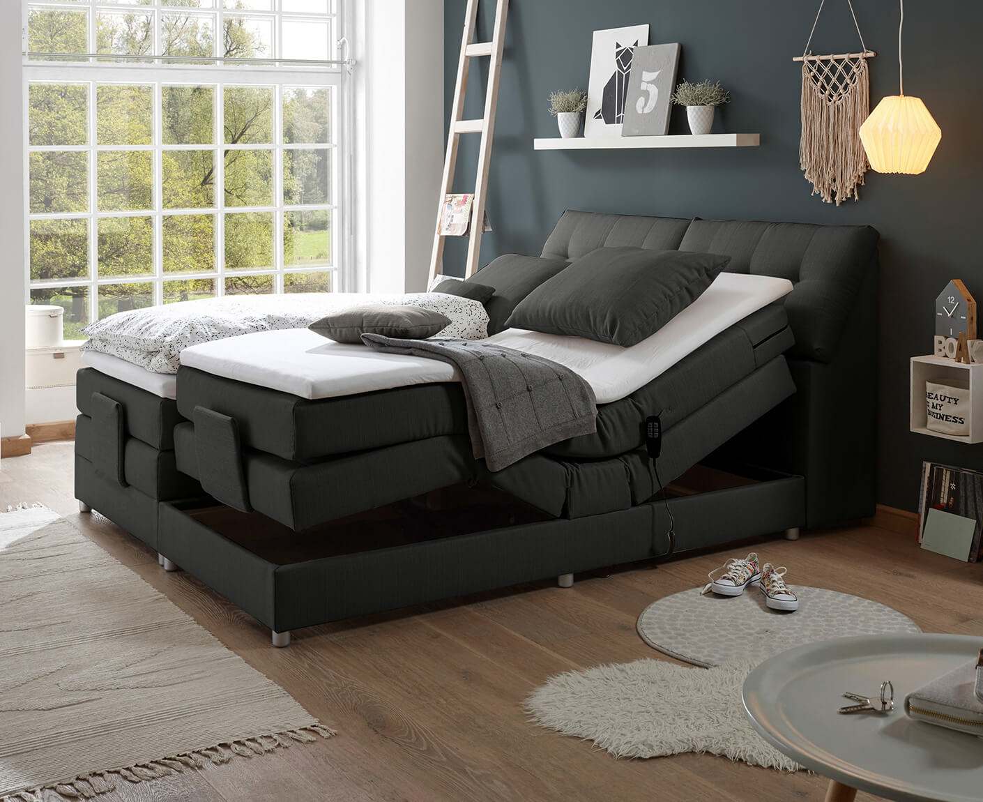 Carpino 180x200 cm Boxspringbett mit Motor