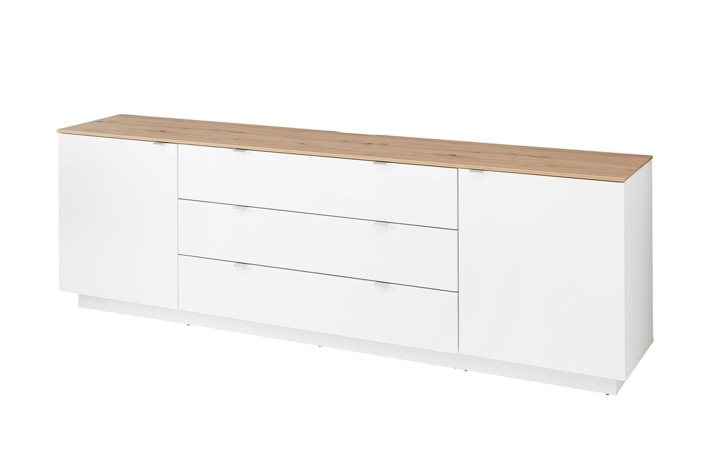 Core Sideboard Weiß supermatt / Artisan Eiche