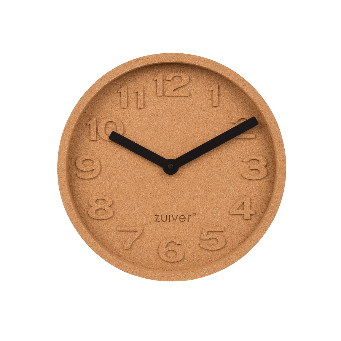 Cork Time 2-er Set Uhren Ø31 cm Braun - Voelpe