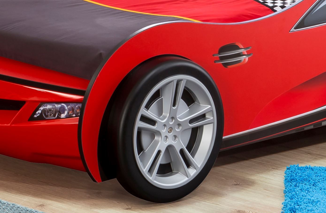 Cilek RACECUP Autobett Kinderbett Rennfahrerbett Rot