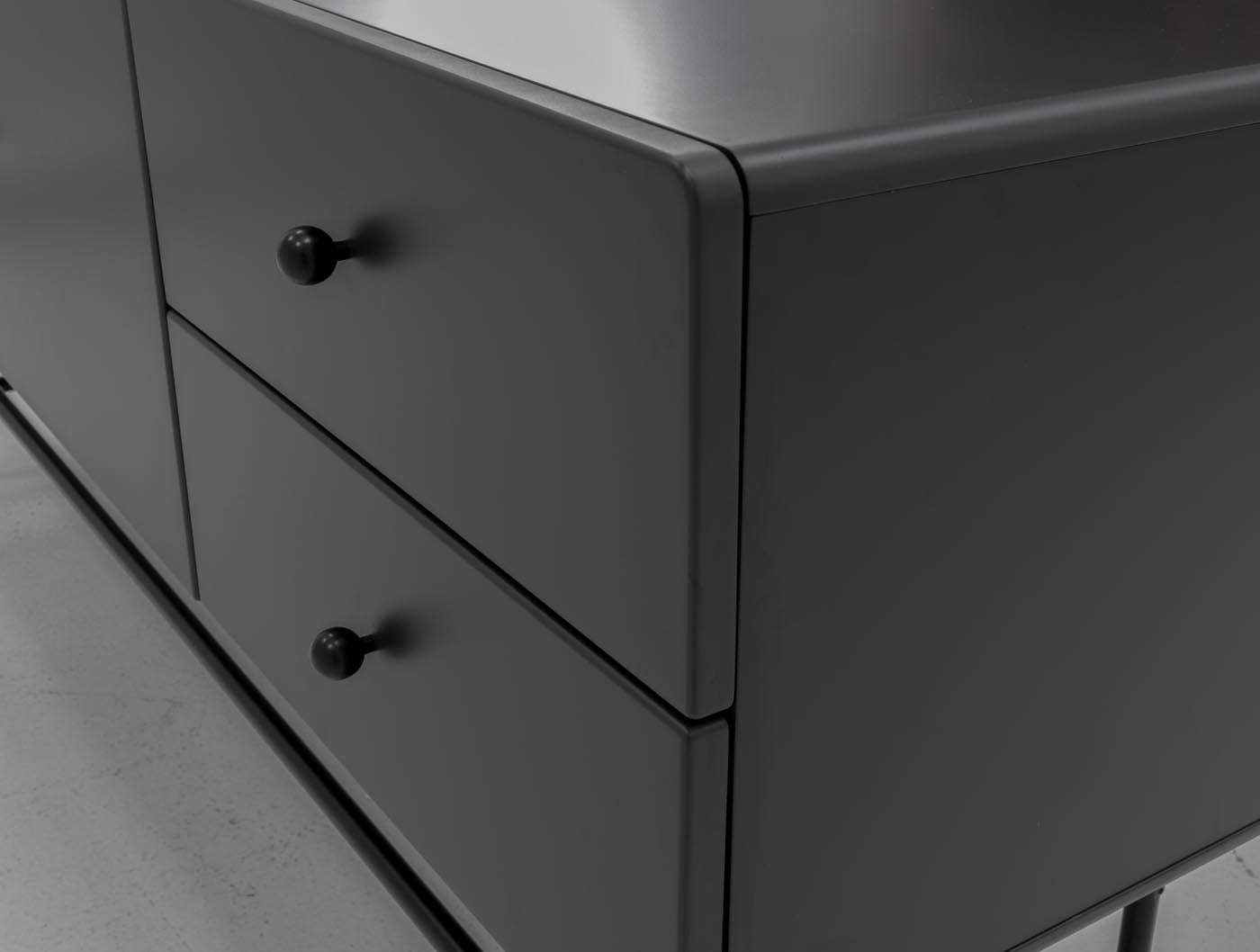 Tenzo Cocktail Sideboard Schwarz / Schwarz