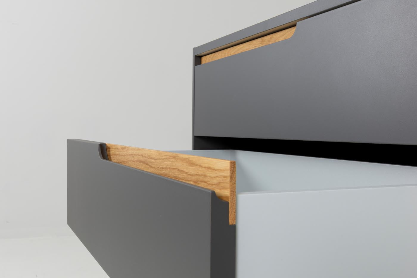 Tenzo Switch Sideboard Anthrazit / Eiche