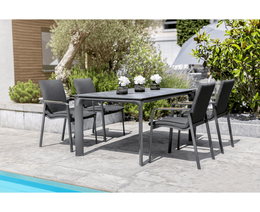 Kettler Diamond Gartenmöbel-Set 5-teilig Grau / Anthrazit