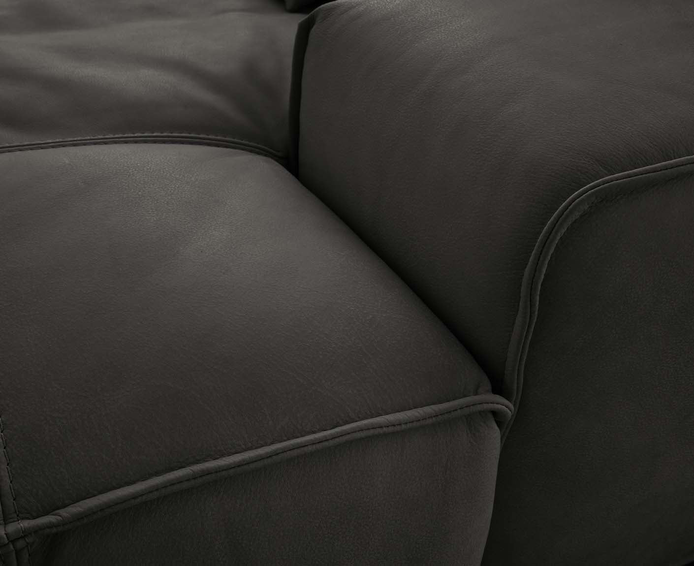designwerk Colosseo Ecksofa | 285 x 170 cm| Echtleder
