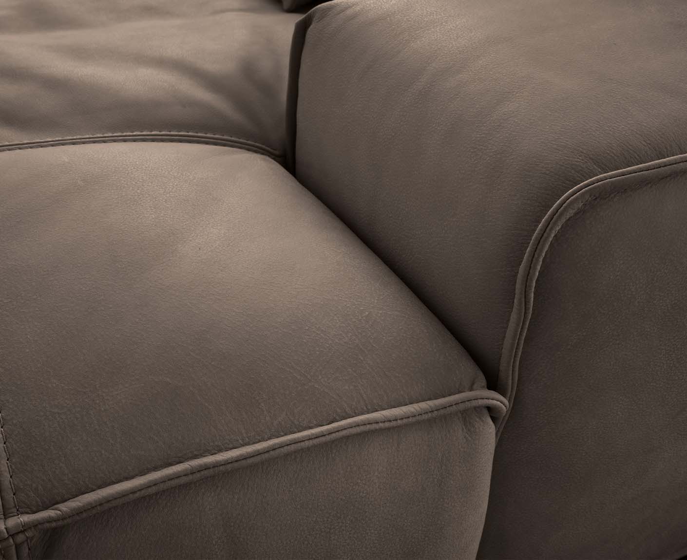 designwerk Colosseo Ecksofa | 285 x 170 cm| Echtleder