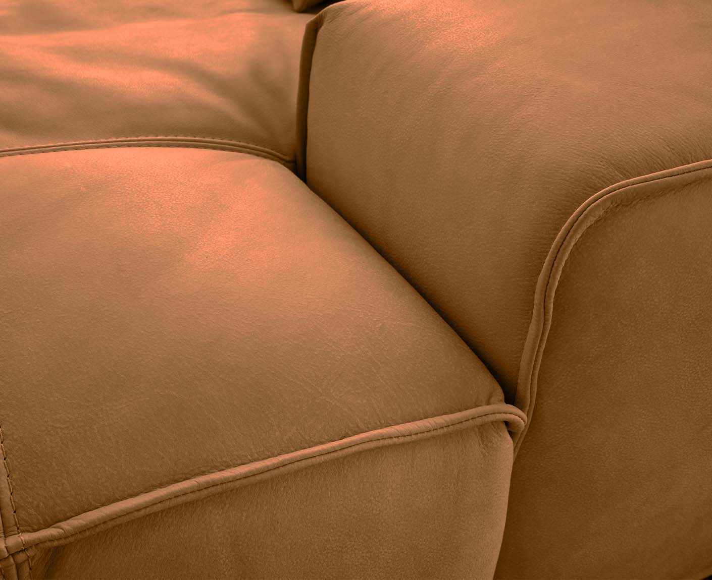designwerk Colosseo Ecksofa | 285 x 170 cm| Echtleder