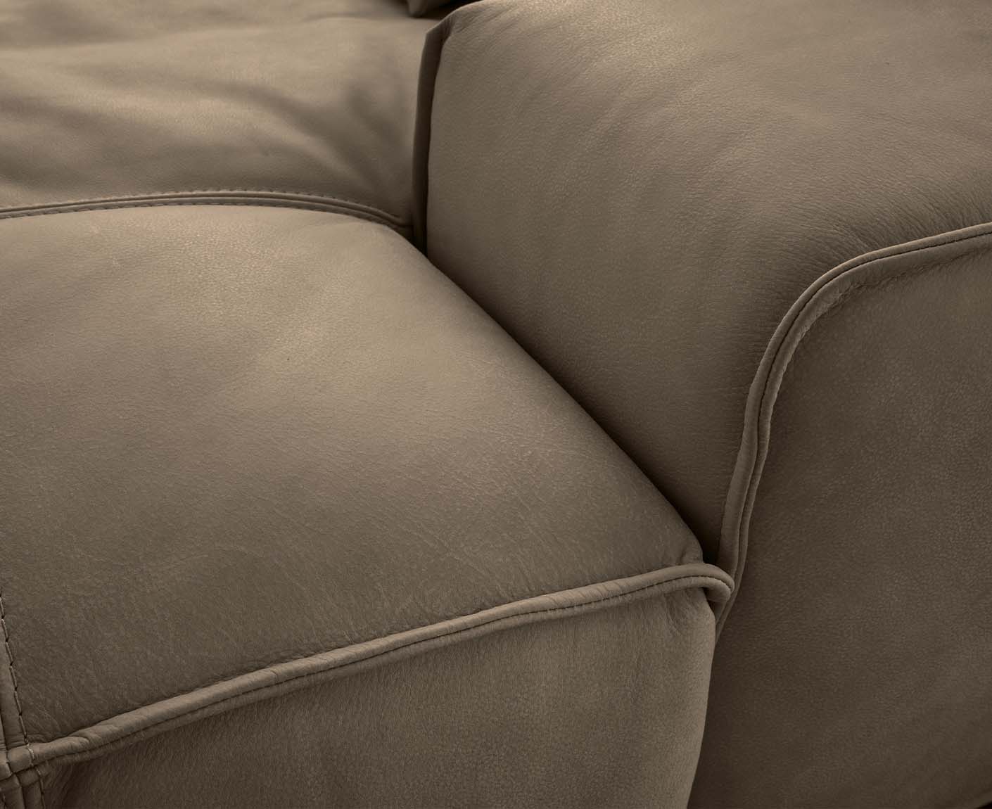 designwerk Colosseo Ecksofa | 285 x 170 cm| Echtleder