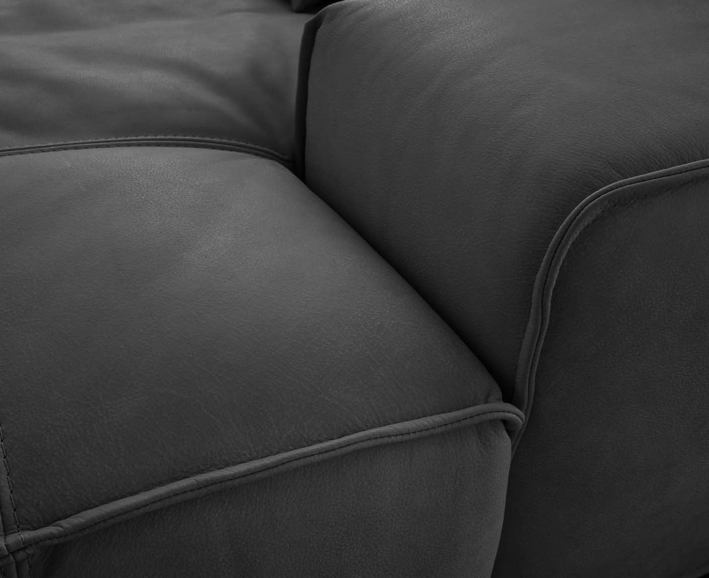 designwerk Colosseo Ecksofa | 285 x 170 cm| Echtleder