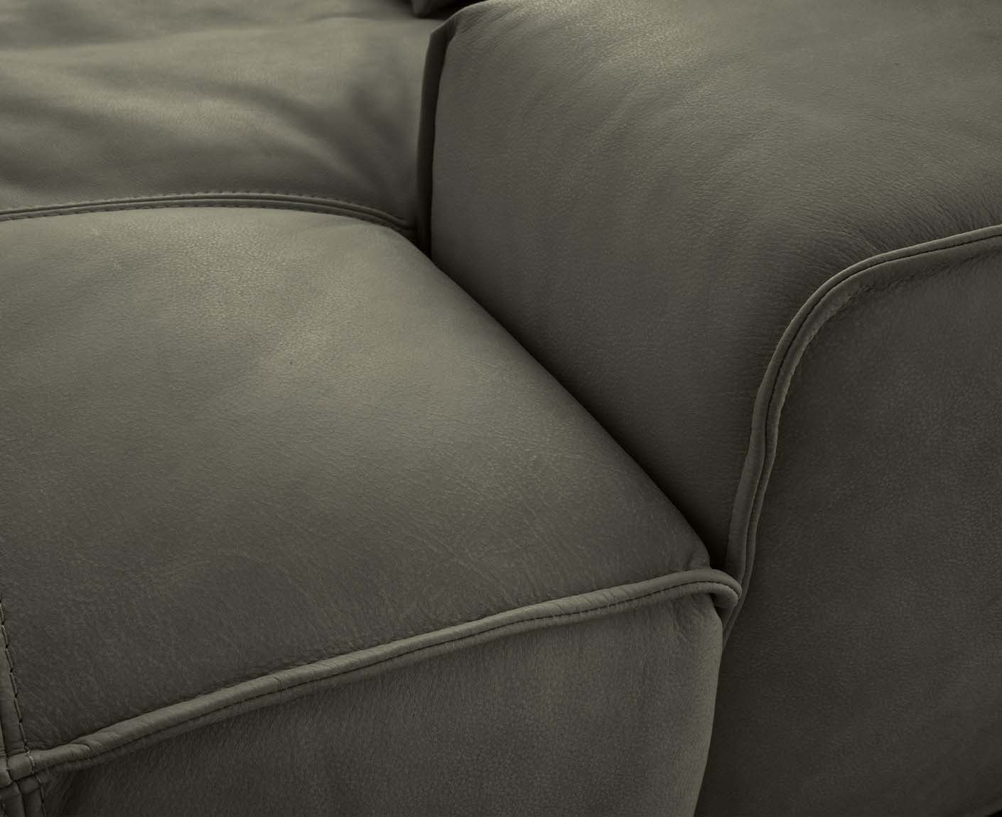 designwerk Colosseo Ecksofa | 285 x 170 cm| Echtleder