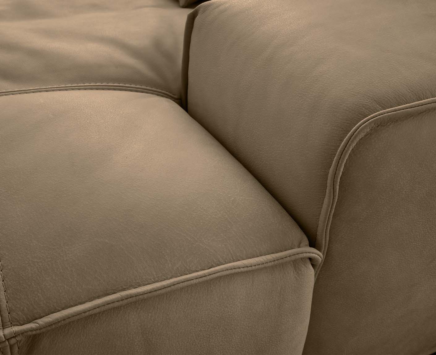 designwerk Colosseo Ecksofa | 285 x 170 cm| Echtleder