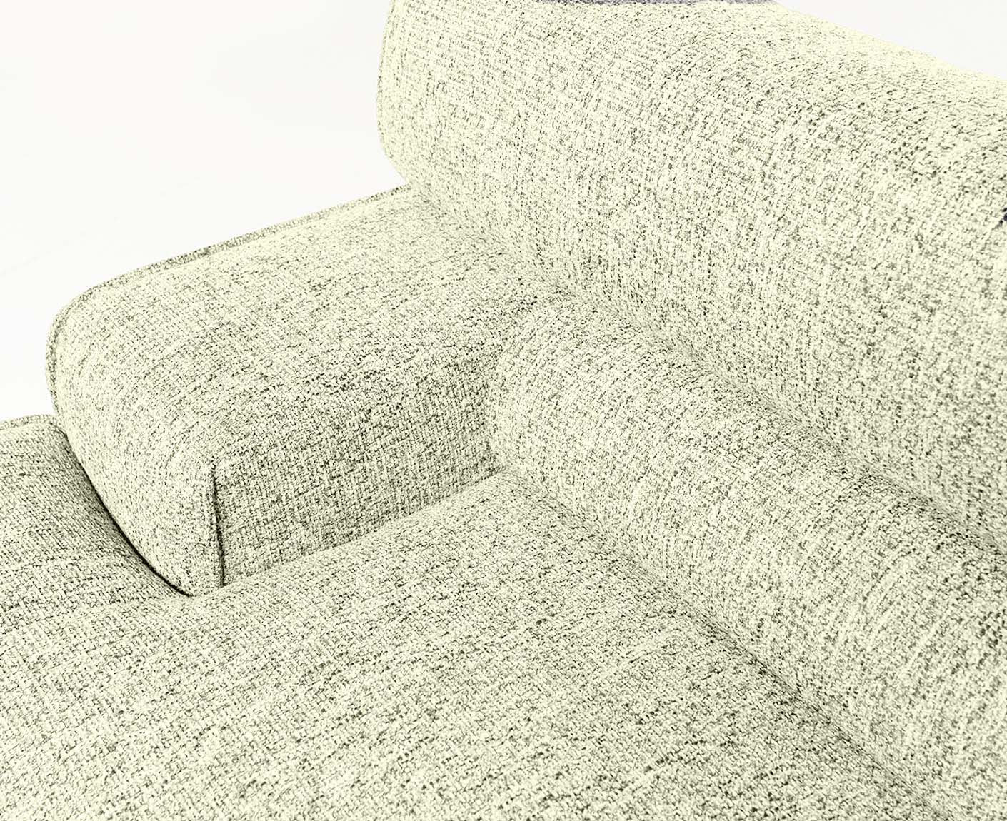 designwerk Colosseo Ecksofa | 285 x 170 cm| Webstoff