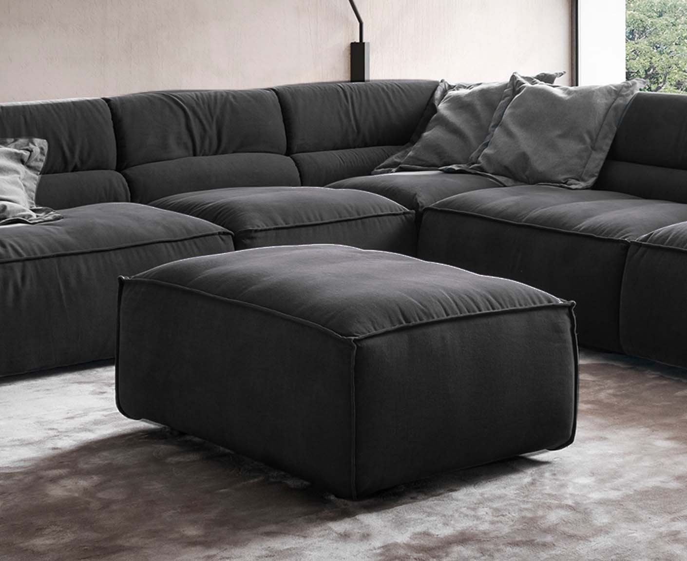designwerk Vola Hocker | 110 x 75 cm | Flachgewebe