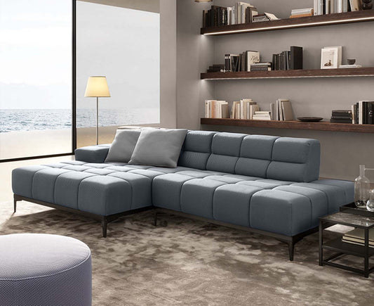 designwerk Oasis Ecksofa | 288 x 169 cm | Flachgewebe 3D-Effekt