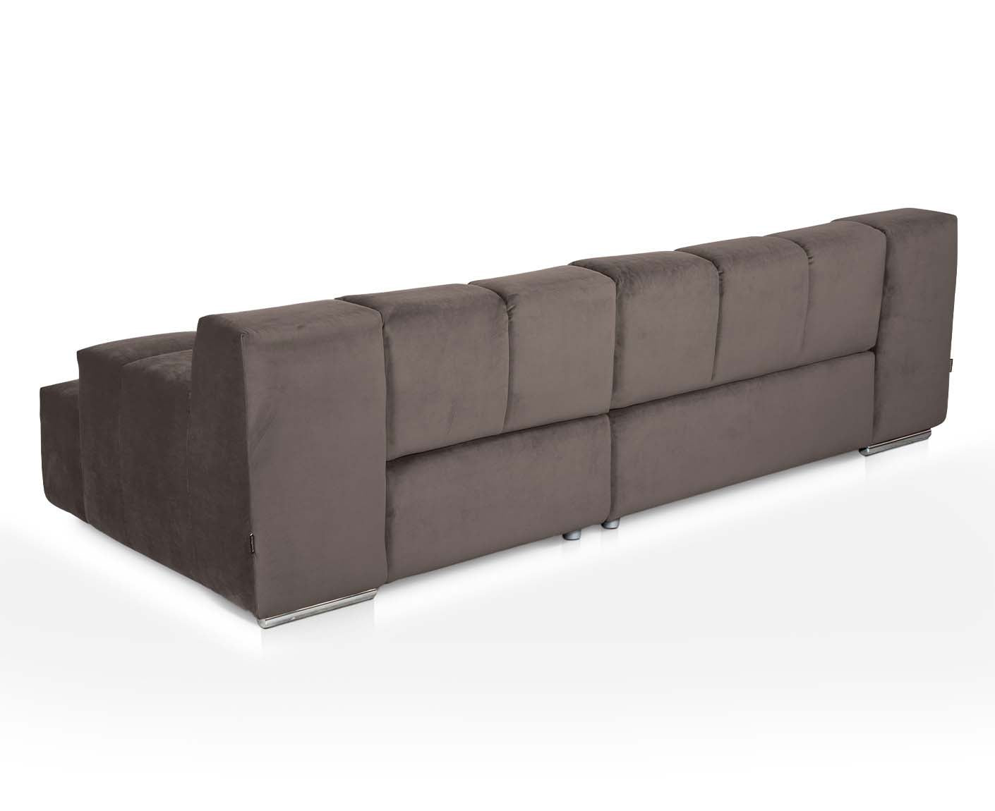 designwerk Temple 3-Sitzer Sofa | 288 x 113 cm| mit Rückenverstellung | Microfaser