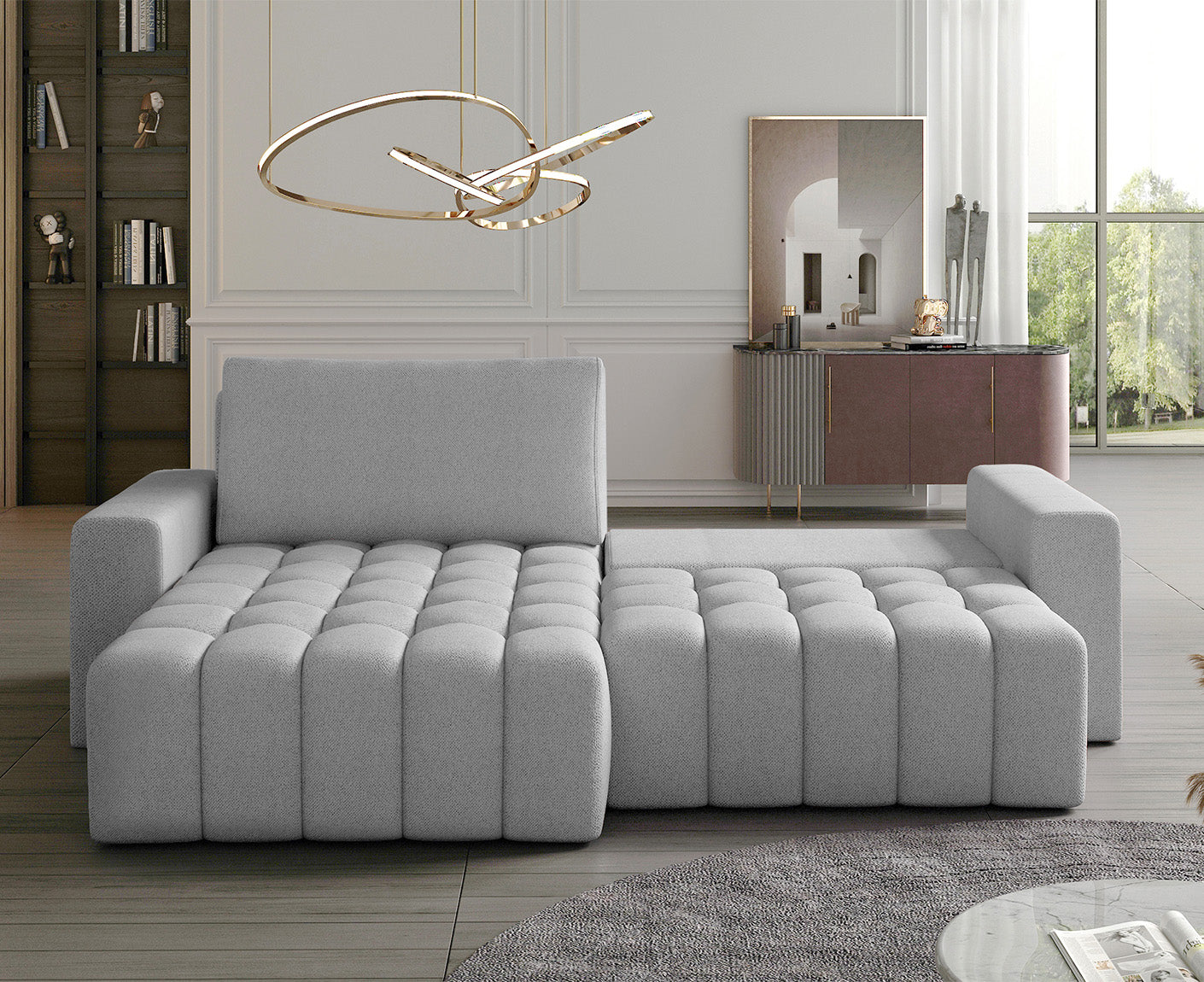 Bonett Ecksofa 250 x 175 cm, Kunstleder