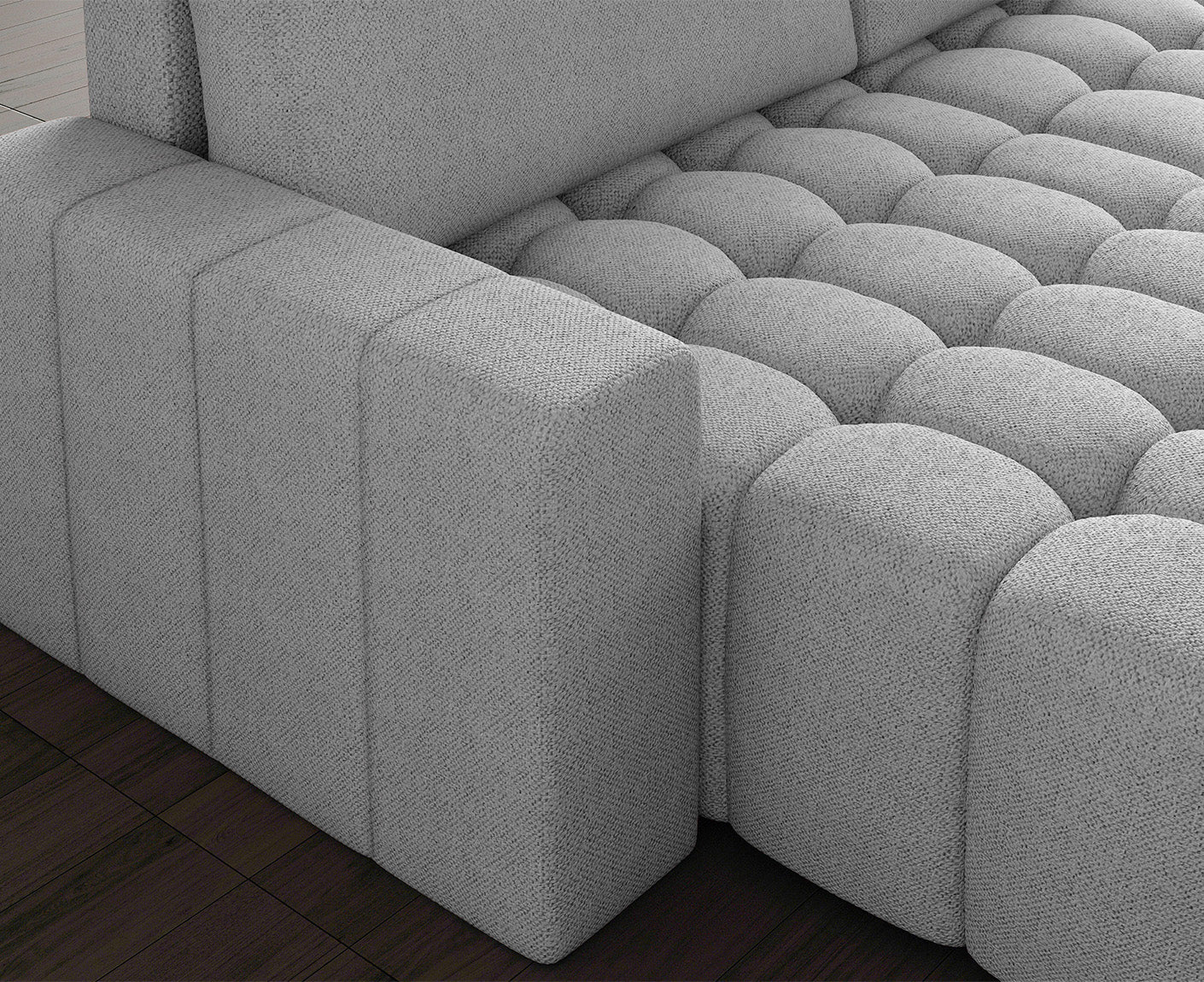 Bonett Ecksofa 250 x 175 cm, Kunstleder