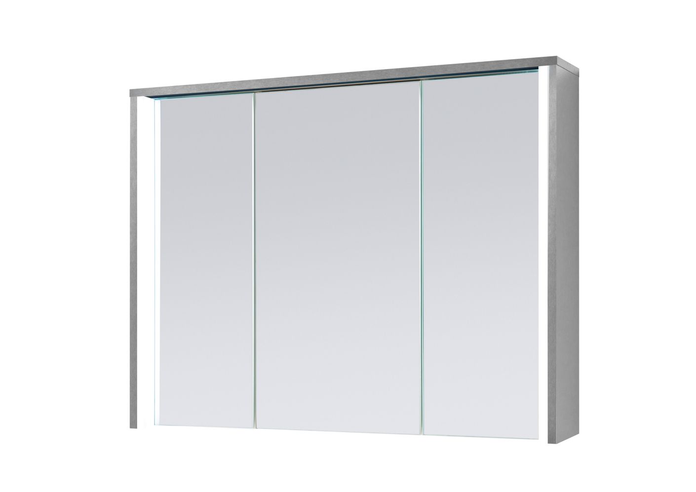 Five Spiegelschrank Titan / Weiß 86 cm