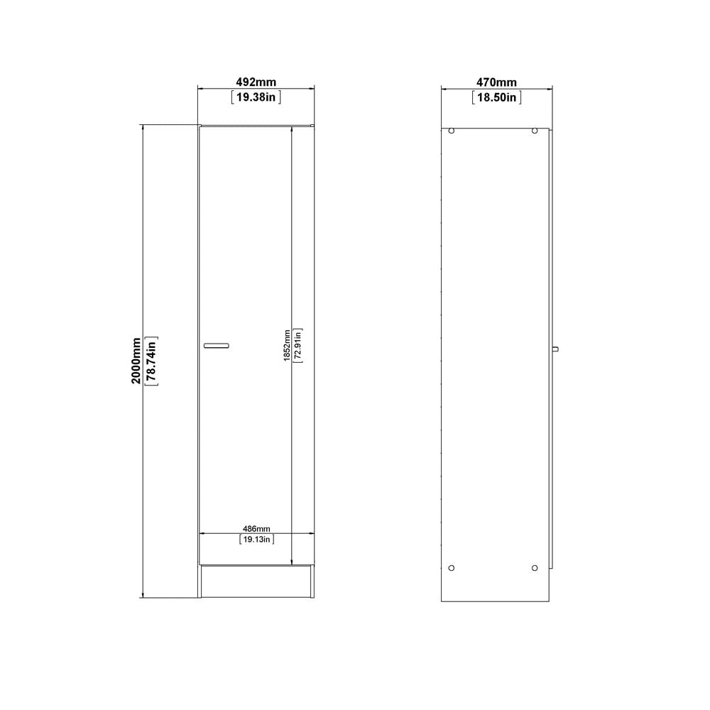 Focus Schrank Eiche Struktur