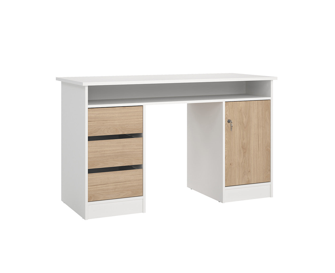Function Plus Schreibtisch 1 Tür + 3 Schubladen