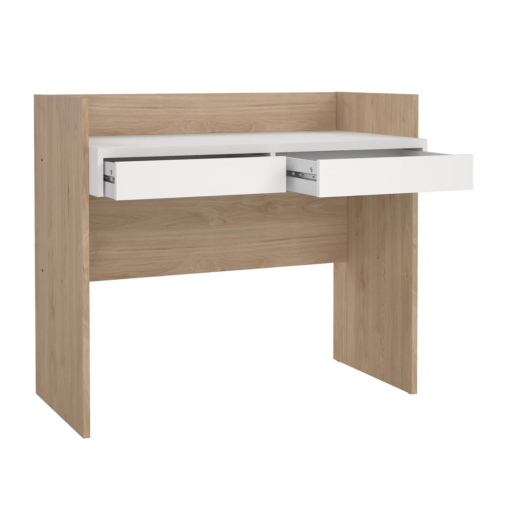 Function Plus Schreibtisch Jackson Hickory Weiß