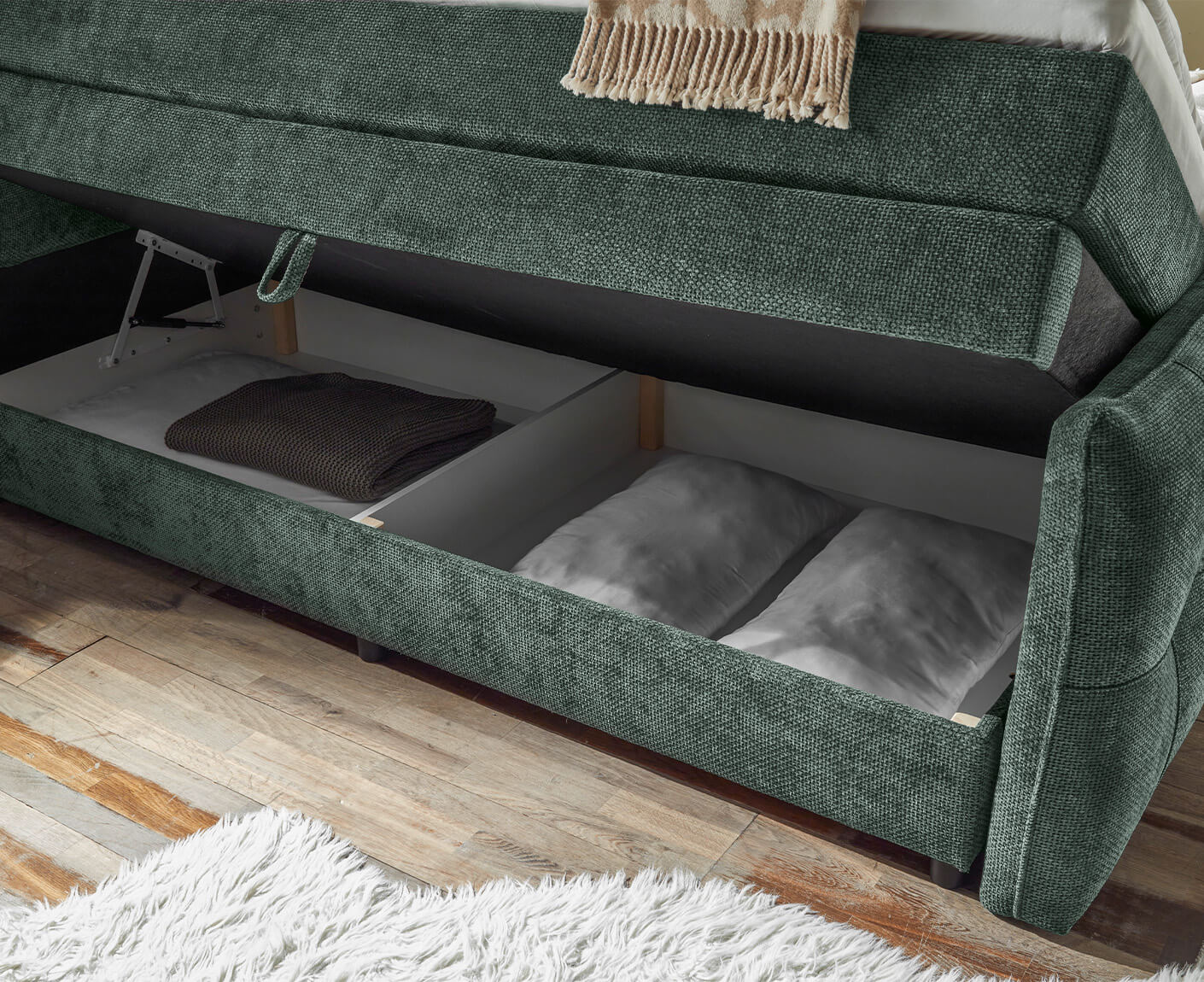 Gallina Boxspringbett 180 x 200 cm, inkl. Bettkasten