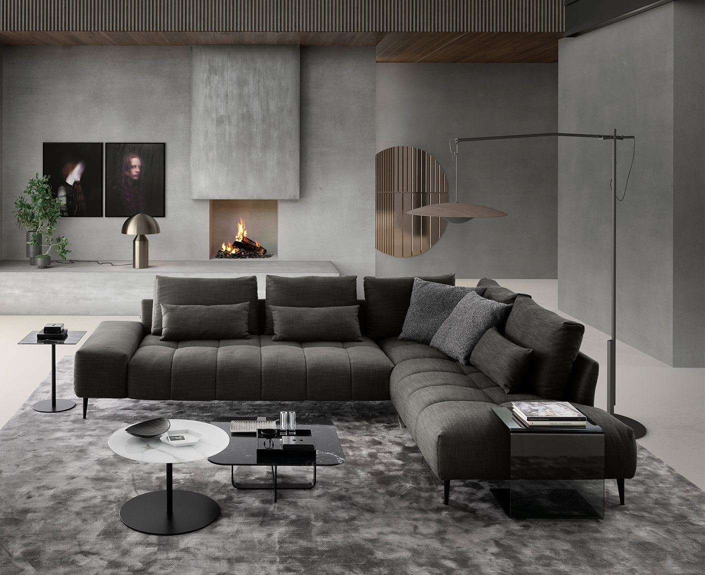 designwerk Gianni Ecksofa | 312 x 231 cm | Flachgewebe