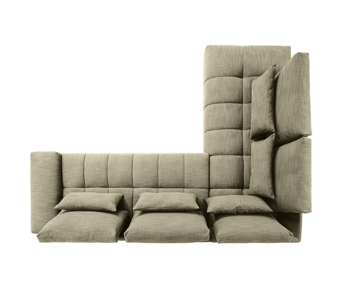 designwerk Gianni Ecksofa | 312 x 231 cm | Flachgewebe