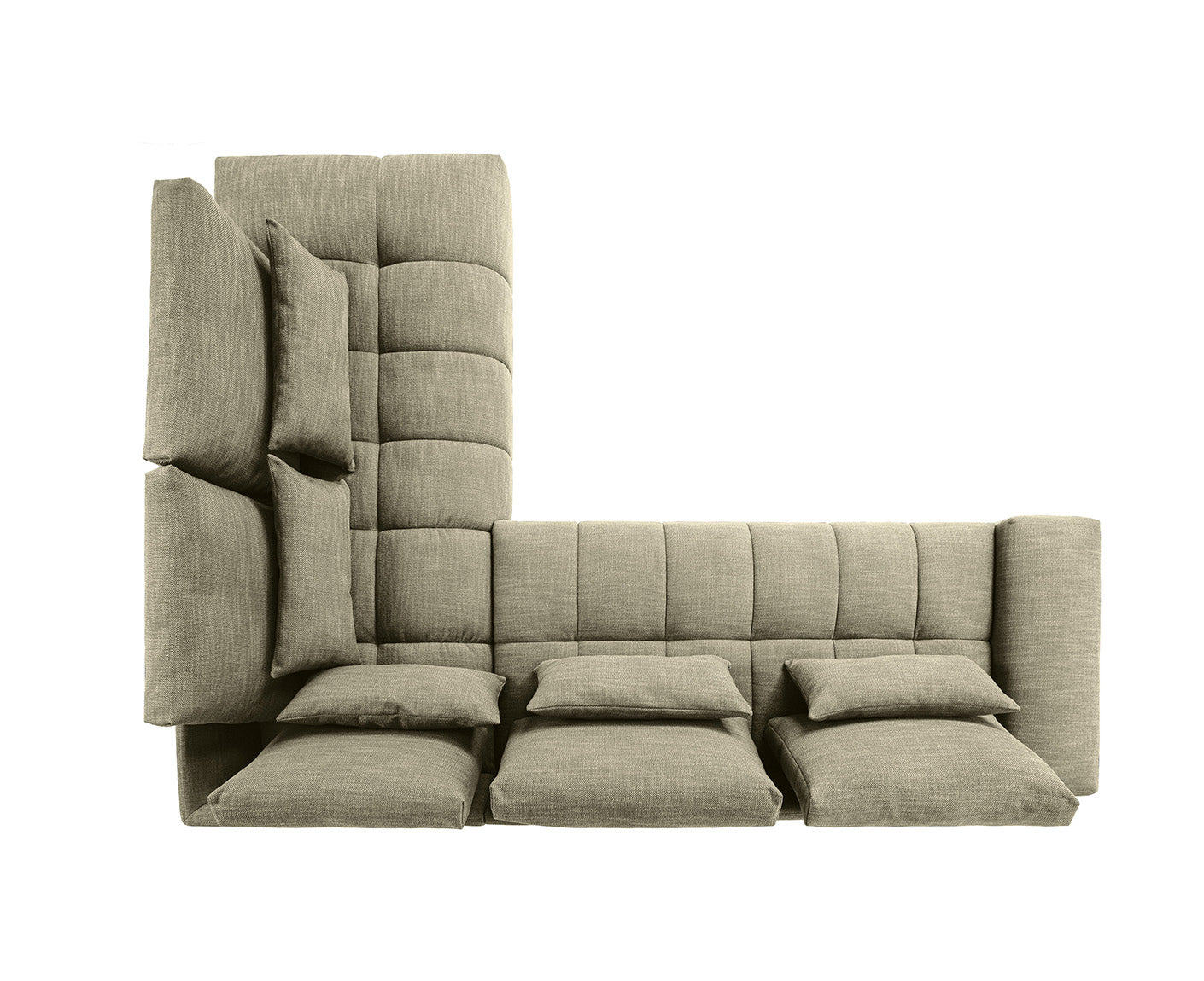 designwerk Gianni Ecksofa | 312 x 231 cm | Flachgewebe