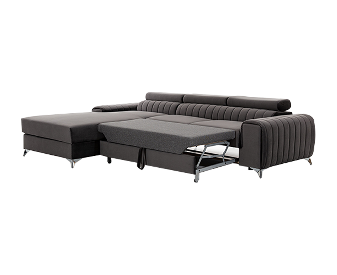 Grayson Ecksofa 278 x 205 cm, Samt