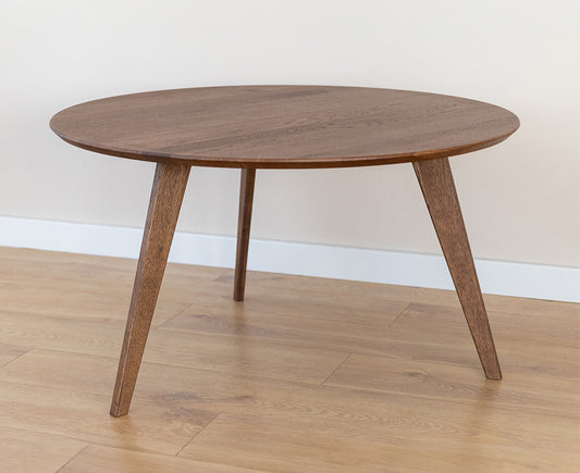 Orbetello Couchtisch Rund Ø 90 cm Massivholz, geölt