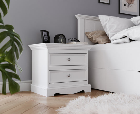 Belluno Elegante Nachtkommode Massivholz