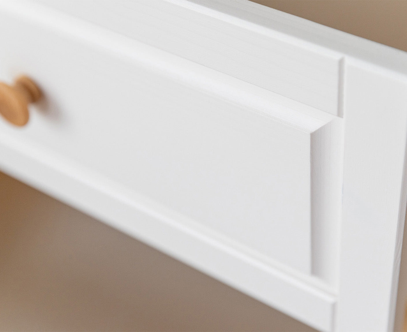 Marone Elite TV-Lowboard Massivholz Weiß / Grau