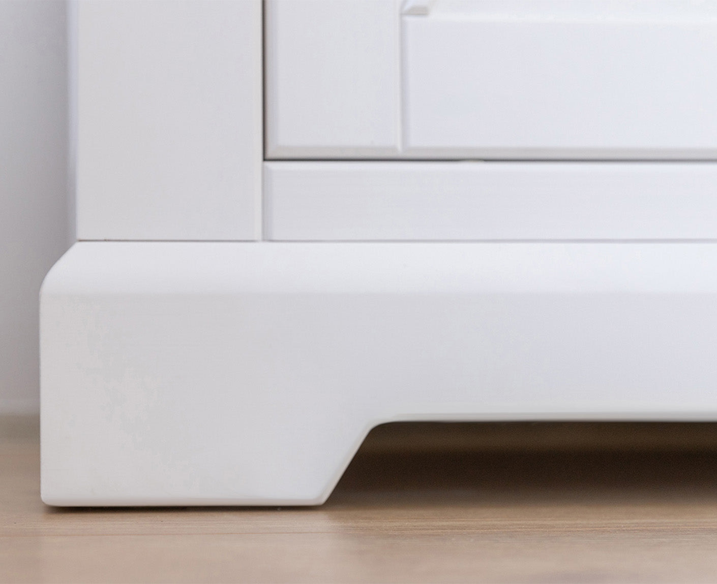 Marone Elite Sideboard 2-türig Massivholz Weiß / Grau